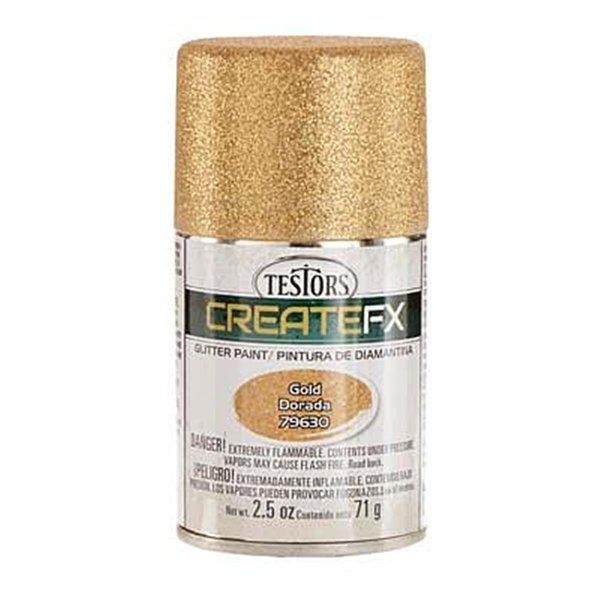 Testors 2.5 oz FX Glitter Gold TES79630